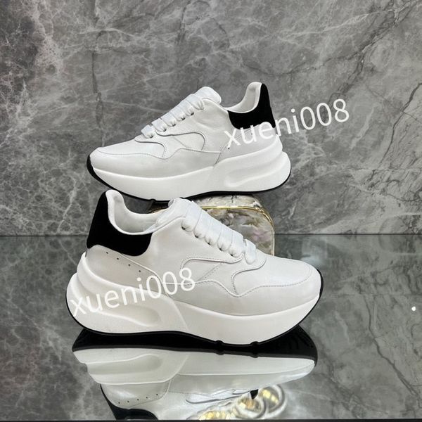 

new mans fashion quality casual shoes heel leather lace-up sneaker running trainers letters flat printed sneakers, Red;white