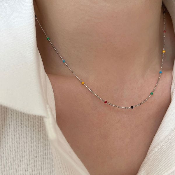 

new fashion 925 sterling silver chain necklace chain for women girls