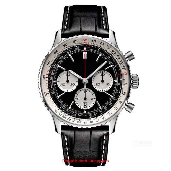 

r olax luxury 2023 mens automatic mechanical watch 50mm leather strap blue black sapphire wristwatches super luminous montre de luxe ayw 7wm, Slivery;black