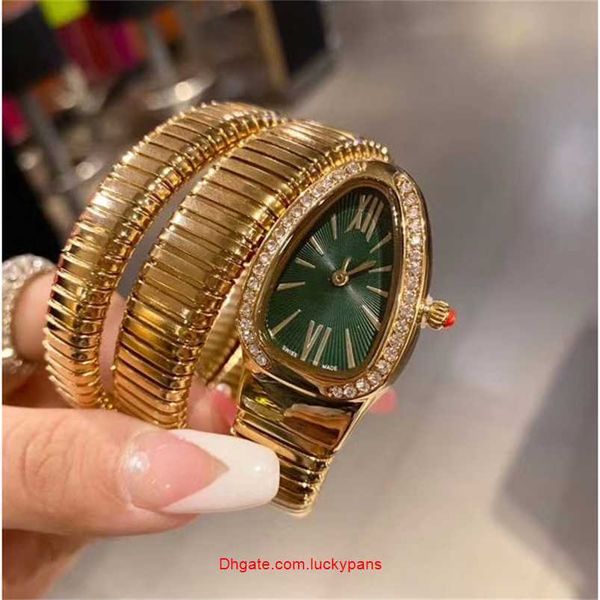 

r olax luxury lady bracelet women watch gold snake wristwatches brand diamond stainless steel band womens watches for ladies christmas ayw p, Slivery;black