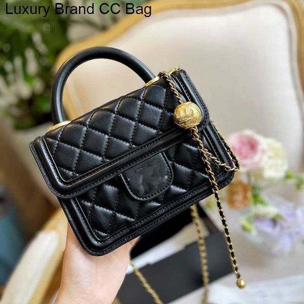 

cc shoulder bags 2022ss designer women mini bag leather classic flap diamond lattice tote fashion small golden ball adjustable strap crossbo