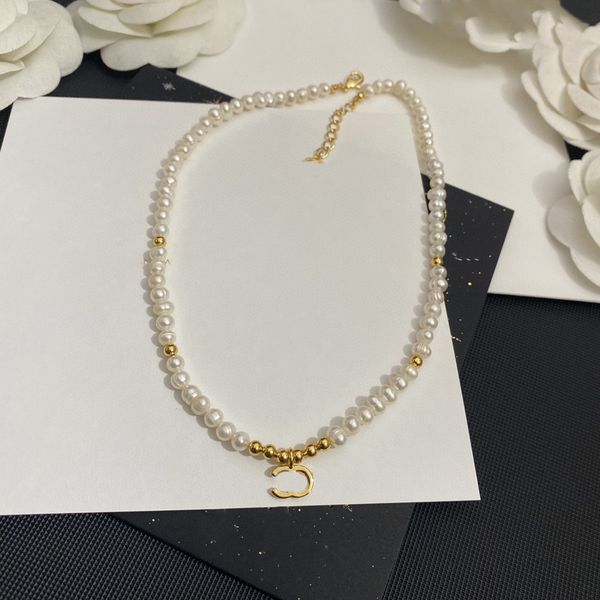 

20style women ccity choker luxury designer necklace pendant chain crystal brass c-letter necklaces statement jewelry accessories 900, Silver