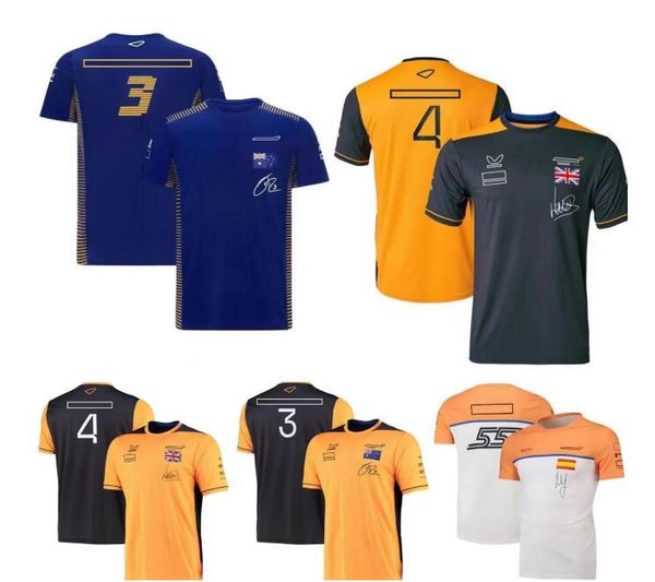 

f1 racing t-shirt summer team round neck shirt with the same custom