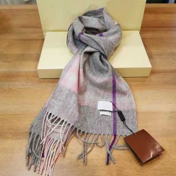 

winter 100% cashmere designer scarf high-grade soft thick fashion mens womens luxury scarves neutral classic plaid large plaid cape imitatio, Blue;gray