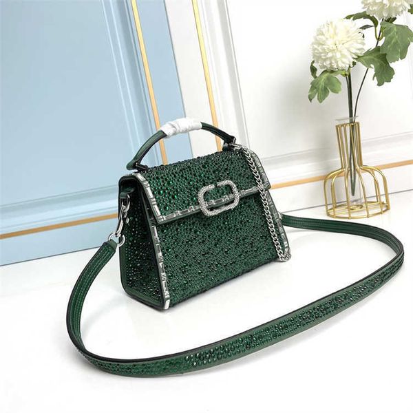 

valentiino bag luxury women designer crystals bags hjfr brass gradient contrast diamond inlaid handheld one shoulder crossbody tote with