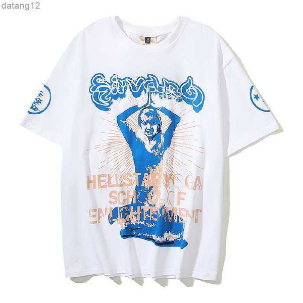 

hellstar studios yoga goddess big ins high street fashion men's women's short sleeve t-shirt tlcz 1 w5ho k7hx, White;black