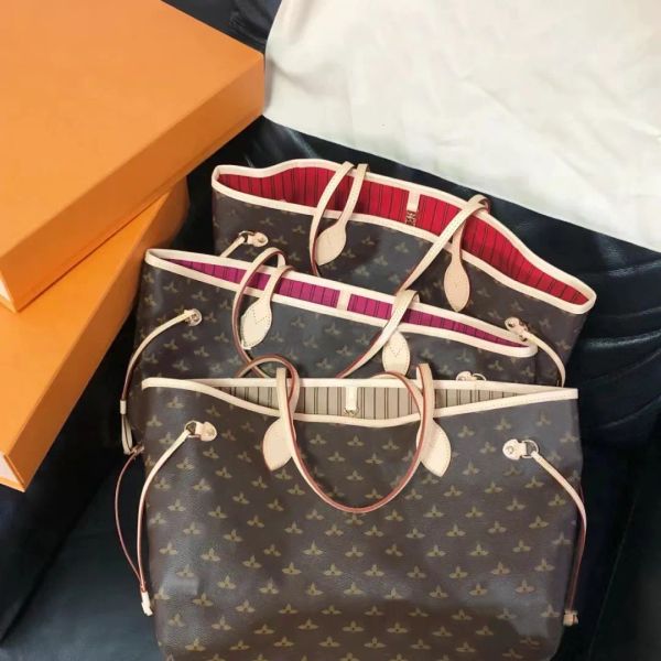 

never tote bag designer 2pcs never since 1854 full floral handbags lady shopping bag fashion composite bag clutch bag shoulder t