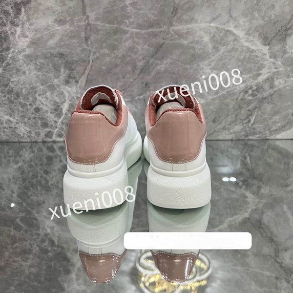 

women men fashion quality casual shoes heel leather lace-up sneaker running trainers letters flat printed sneakers, Red;white