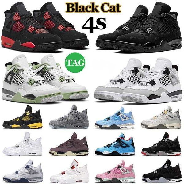 

with box jumpman 4 mens basketball shoes military black cat 4s j4 red thunder cement canvas a ma maniere seafoam men womens trainers running