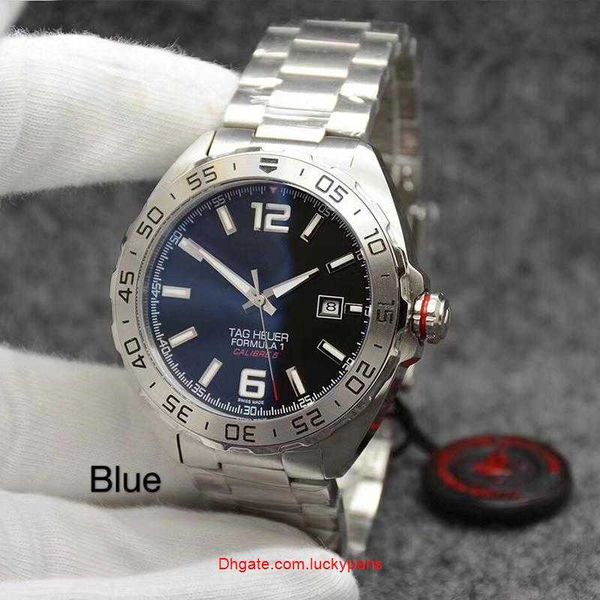 

r olax luxury watch men's selling business type 44mm waterproof mechanical movement steel watchband ayw m90f, Slivery;black