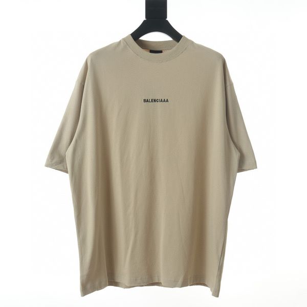 

men's plus tees & polos round neck embroidered and printed polar style summer wear with street pure cotton r12drf, Black;brown