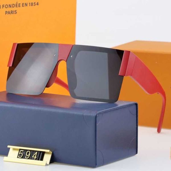 

luxury designer sunglasses women men brand polarized uv400 lens sun glasses fashion big square semi frame vintage eyewear with box 1gqol, White;black