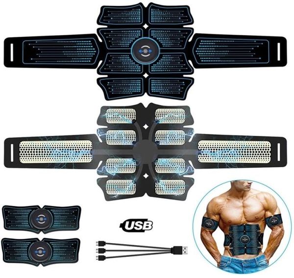 

abdominal muscle stimulator intelligent trainer ems 6pack total abs fitness equipment gear muscles at home usb charged gym 2203011627692