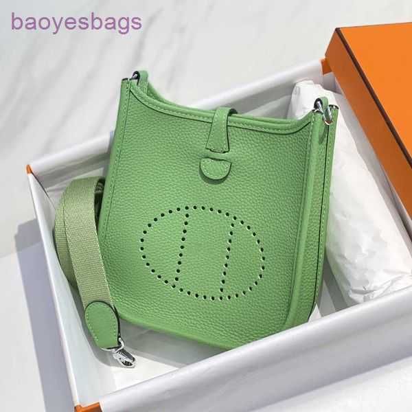 

designer bag pattern tote 2023 evelynbag bags h small real leather genuine casual cowhide hollow out litchi shoulder crossbody women's