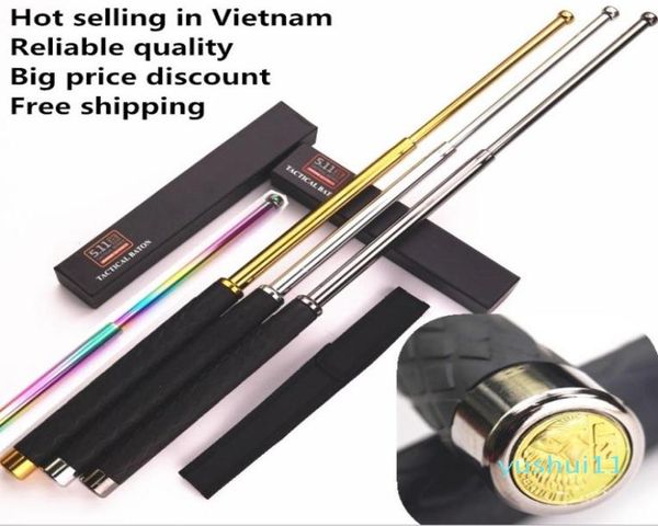 

511 swing asp telescopic stick hummer telescopic three martial arts stick selfdefense car supplies pure steel stick8766733