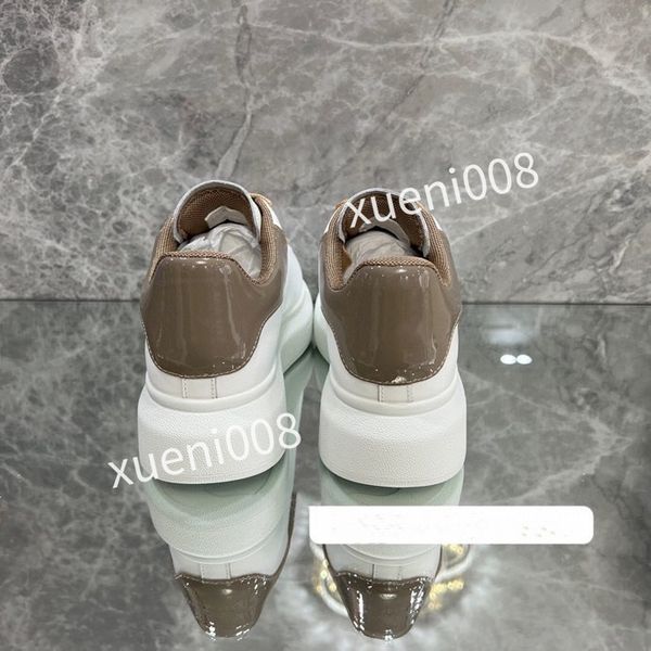 

2023new womens fashion quality casual shoes heel leather lace-up sneaker running trainers letters flat printed sneakers, Red;white