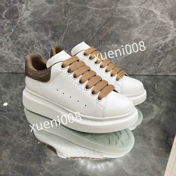 

new womens fashion quality casual shoes heel leather lace-up sneaker running trainers letters flat printed sneakers, Red;white