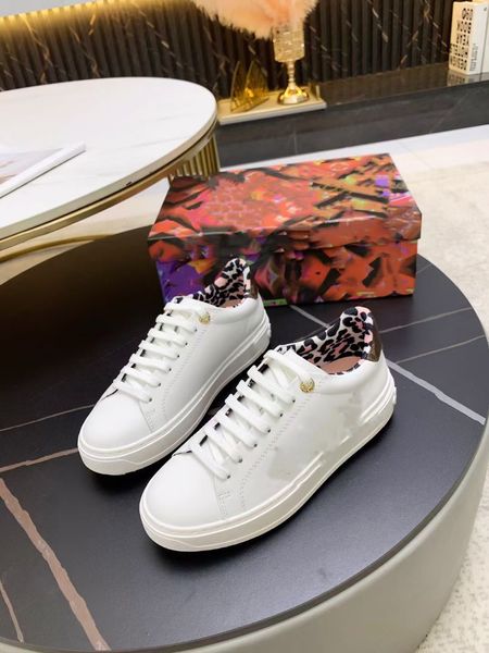 

new classic men's ladies casual shoes designer fashion leather flat street couple sneakers outdoor 0613, Black