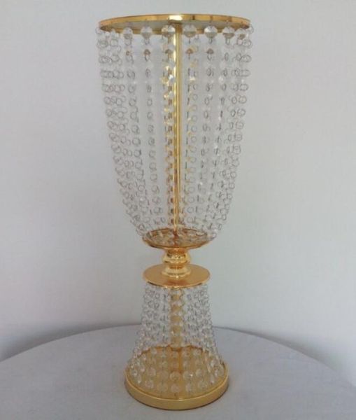 

80cm tall crystal wedding road lead props wedding table certerpieces event party decoration wedding flower holder flower display h7242579