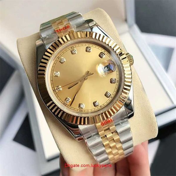 

r olax watches automatic watch for women wrist watches windup watchs man gold stainless steel 3641mm 904l watches woman waterproof luminous, Slivery;black