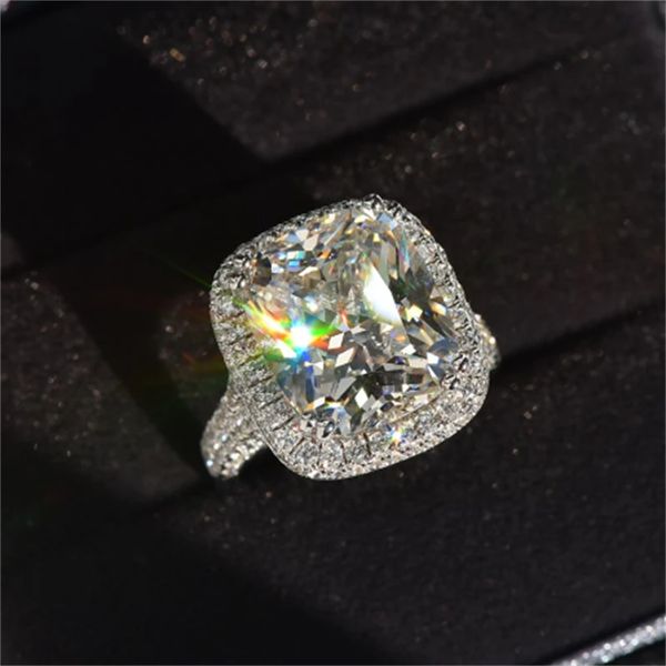 

14k white gold vintage 8ct diamond ring jewelry moissanite engagement wedding band rings for women bridal party accessory gift, Slivery;golden