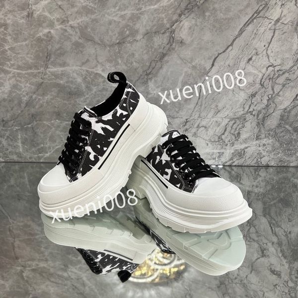 

new mens fashion quality casual shoes heel leather lace-up sneaker running trainers letters flat printed sneakers, Red;white