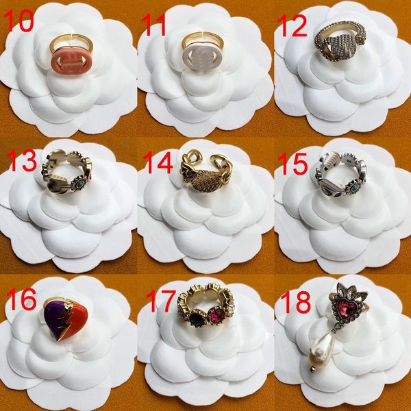 

feshion band ring for women designer class ring silver men diamond gold ring jewelry letter luxury engagement love rings g vintage engagemen