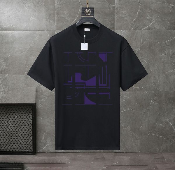 

2023 summer men's and women's fashion and leisure brand temperament joker soft cartoon letter printed t-shirt size xs-4xl#am64, White;black