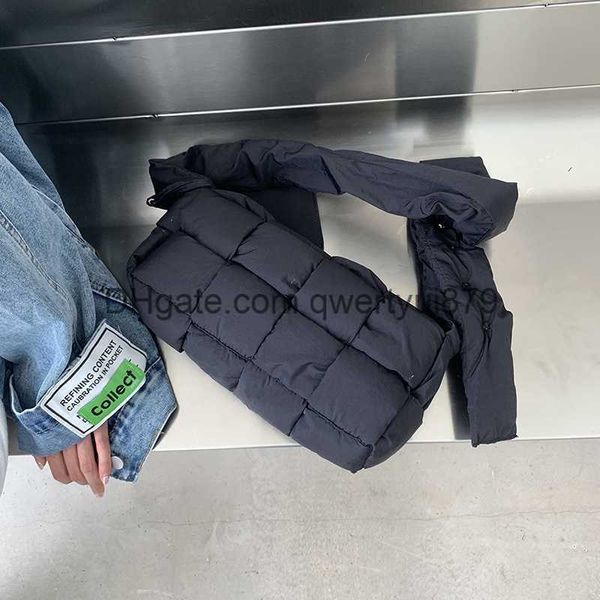 

evening bags designer cotton woven women crossbody bag down padded shoulder bag brands space handbag and purse 2021 clutch newqwertyui879