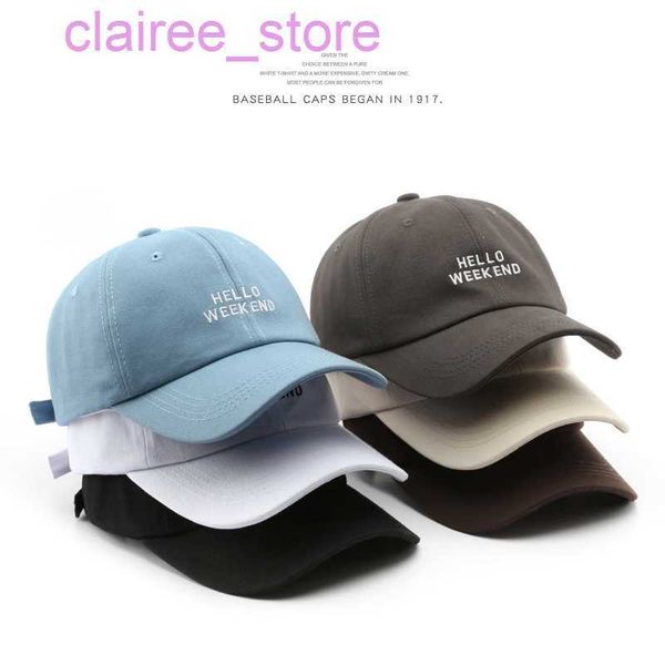 

ball caps sleckton cotton baseabll cap for women and men summer visors caps casual hip hop snapback hat fashion embroidered hats j230613, Blue;gray