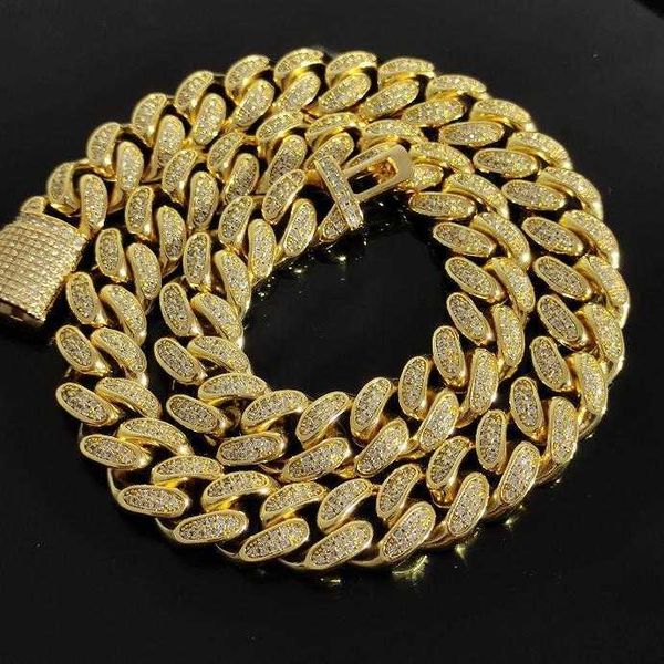 

14k gold hip hop jewelry 5a ice cube zirconia cuban link chain, Silver