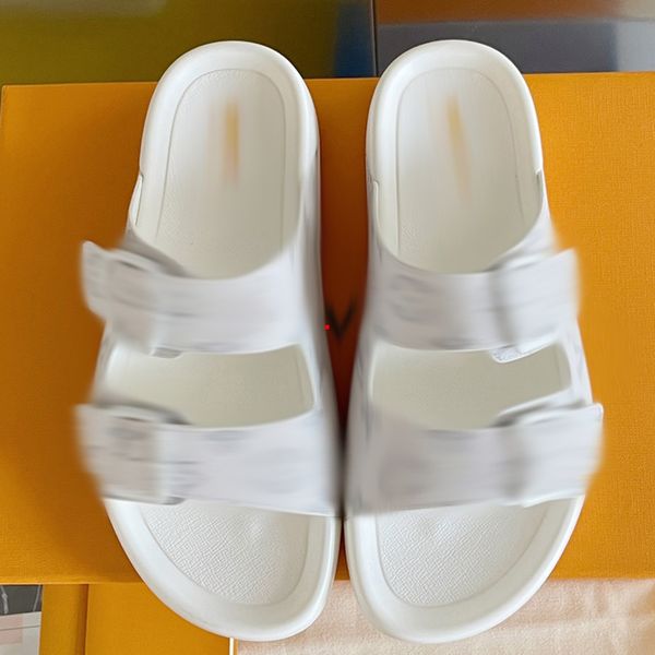 

2023 fashion luxury slippers slide brand designers women ladies platform sandals materials fashionable lovely sunny beach woman shoes slippe, Black