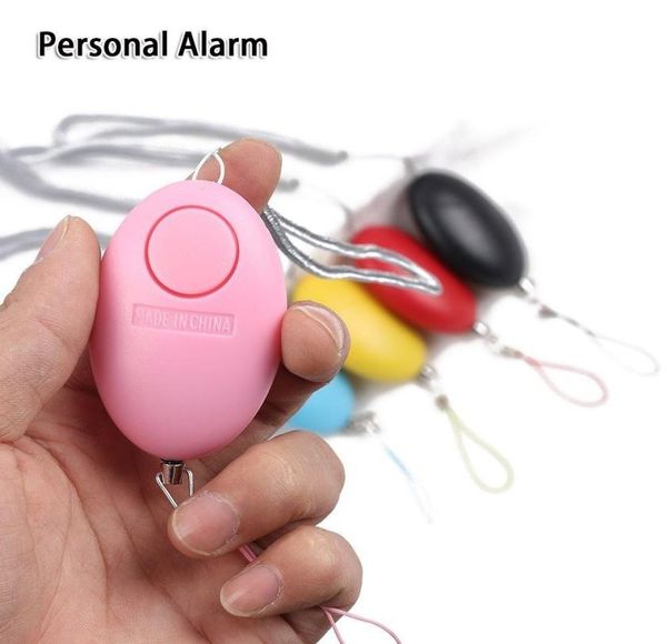 

self defense alarm girls kids women security protect alert personal safety scream loud keychain emergency alarm7053908, Silver