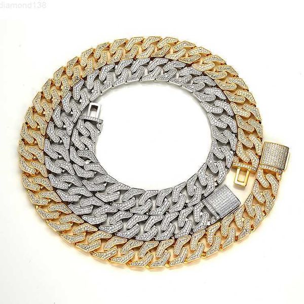 

jwy new quality gold and silver plated brass cz stone iced out chains hip hop