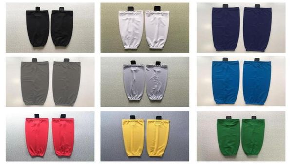 

solid color polyester men women child practice ice hockey equipment custom team sports pure color training ice hockey socks2603001, Black