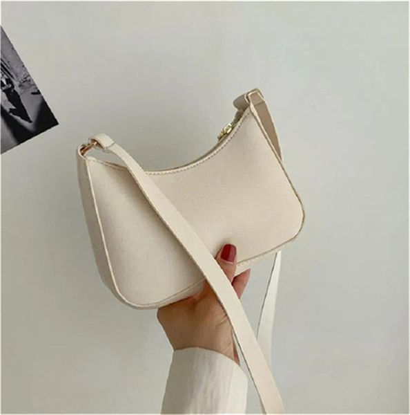 

new handle bag women retro handbag pu leather shoulder totes underarm handle bag female small subaxillary bags clutch a57