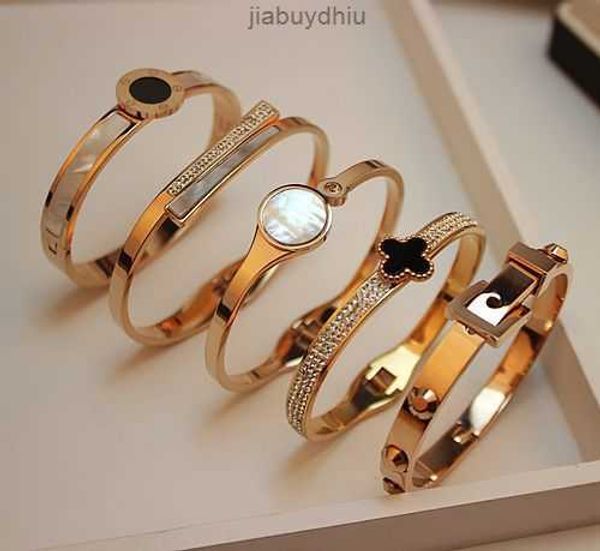 

dubai new fashion shell girl bangle jewelry rose gold ladies bracelets, Silver