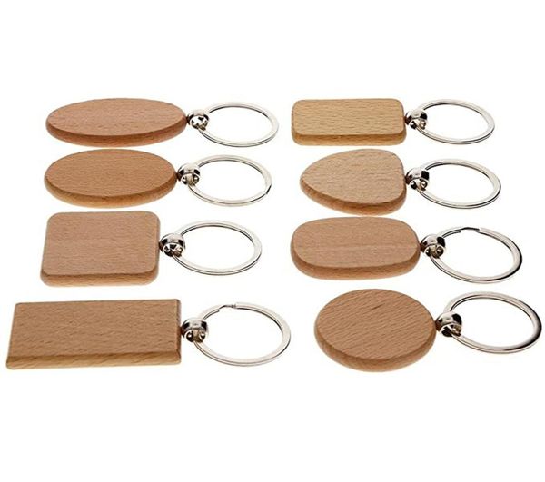 

dhl diy blank wooden key ring pendant wood heart keyrings personalized engraved name keychains holder christmas gift kimterd9861684, Slivery;golden