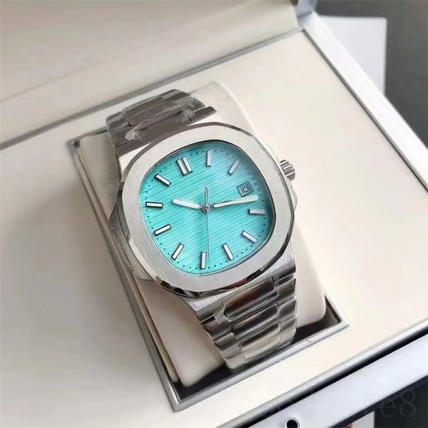 

lady watches high end watch for men 5711 elegant 41mm mechanical stainless steel reloj gold plated nautilus fashion designer watches sports, Slivery;brown