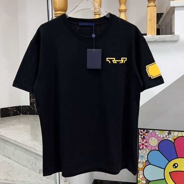 

european short sleeve mens tshirt designer sweatshirt fashion letter printing tee round neck cotton pullover top, White;black