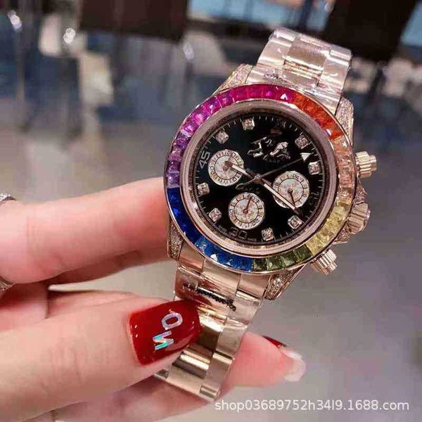 

designer watch men jason007 movement wtistwatches wypq men swiss rainbow di quartz 7750 water chronograph, Slivery;golden