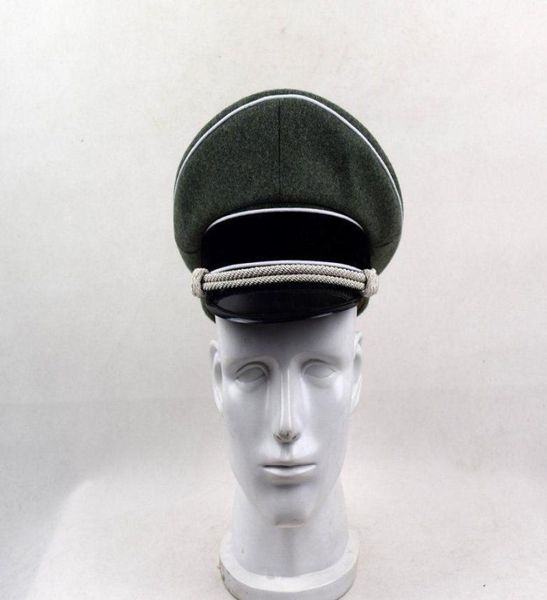 

world war ii german army elite m36 long cheeked cap long wool cap5909369, Black;white