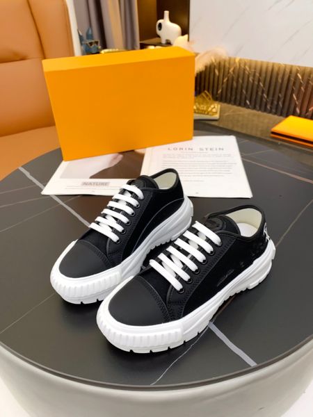 

sneakers fashion men women casual shoes white leather flat shoe quality luxury 0613, Black
