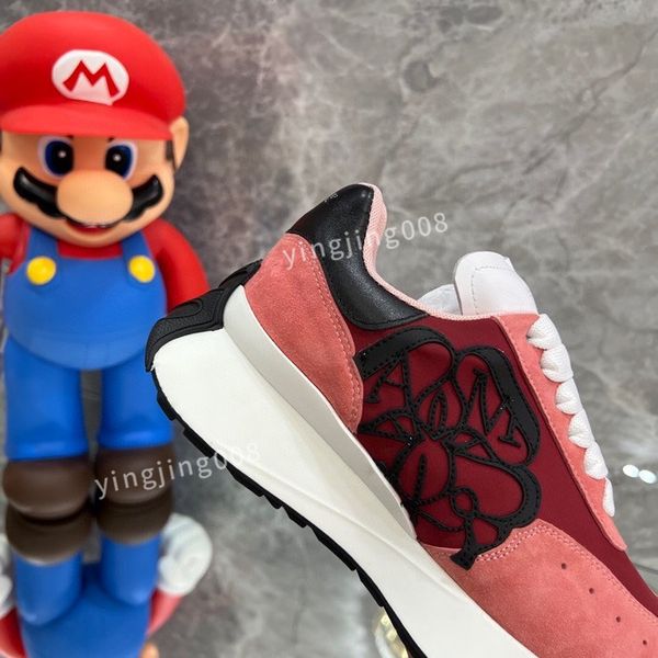 

2023new men classics designer tennis shoes canvas canvas shoes green and red web stripe rubber sole stretch cotton low platform sneaker, Black