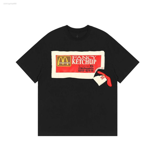 

travis men t shirt women t shirts quality pad dyed foam lightning print music festival short sleeve washed high street co-branded tee oversi, White;black
