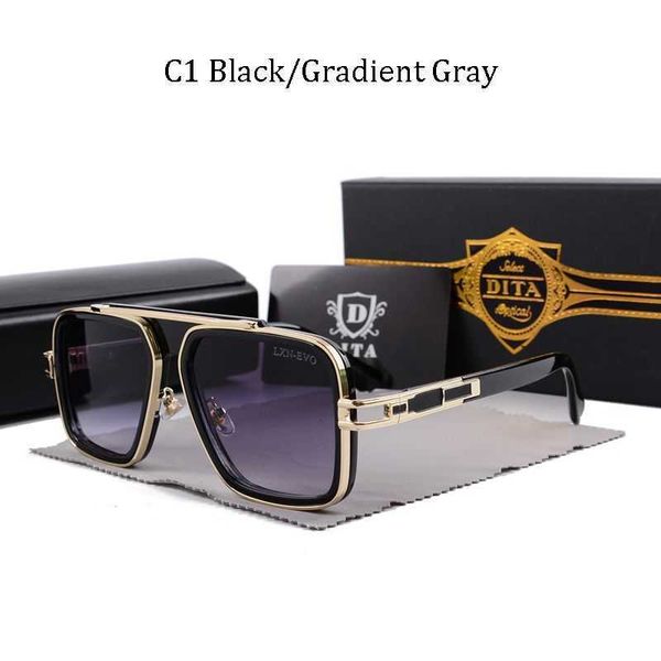 

original wholesale designer sunglasses for sale 2023 men and women dita square sunglasses lxn-evo 95882 have, White;black