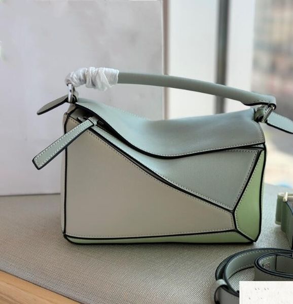 

puzzle hobo designer bag women handbag single shoulder luxury fashion bags leather cross bags geometry pattern tote handbags