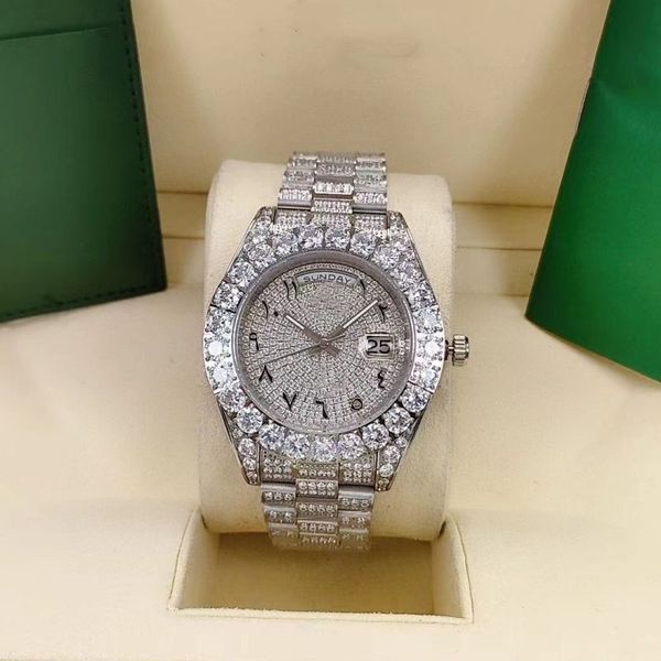 

mens watches designer luxury watch full automatic mechanical watch fashion watch, Slivery;brown