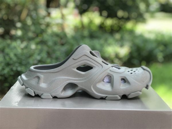 

slippers sandals monocolor grey sports slippers designer shoes outdoor shoes with original box, Black