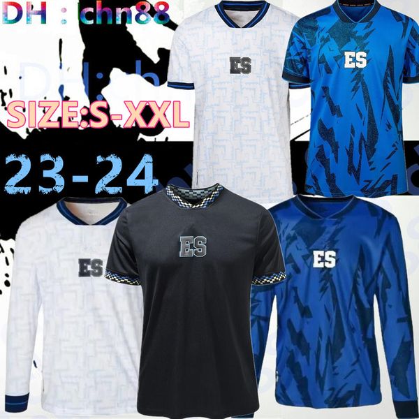

23 24 el salvador soccer jerseys darwin national team ceren eriq zavaleta amando moreno 2023 2024 home away jerseys narciso orellana footbal, Black;yellow